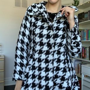 YOKI Girl’s houndstooth jacket